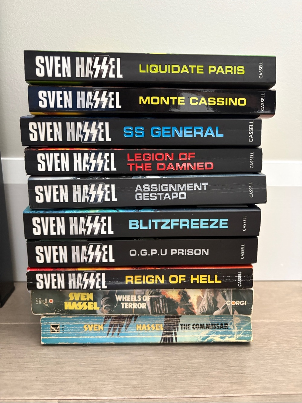 Sven Hassel Military Thriller Paperback Set
